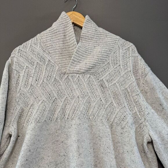 Chaps Ralph Lauren Men’s High Neck Sweater Size Large Cotton Blend Preppy - Picture 2 of 8